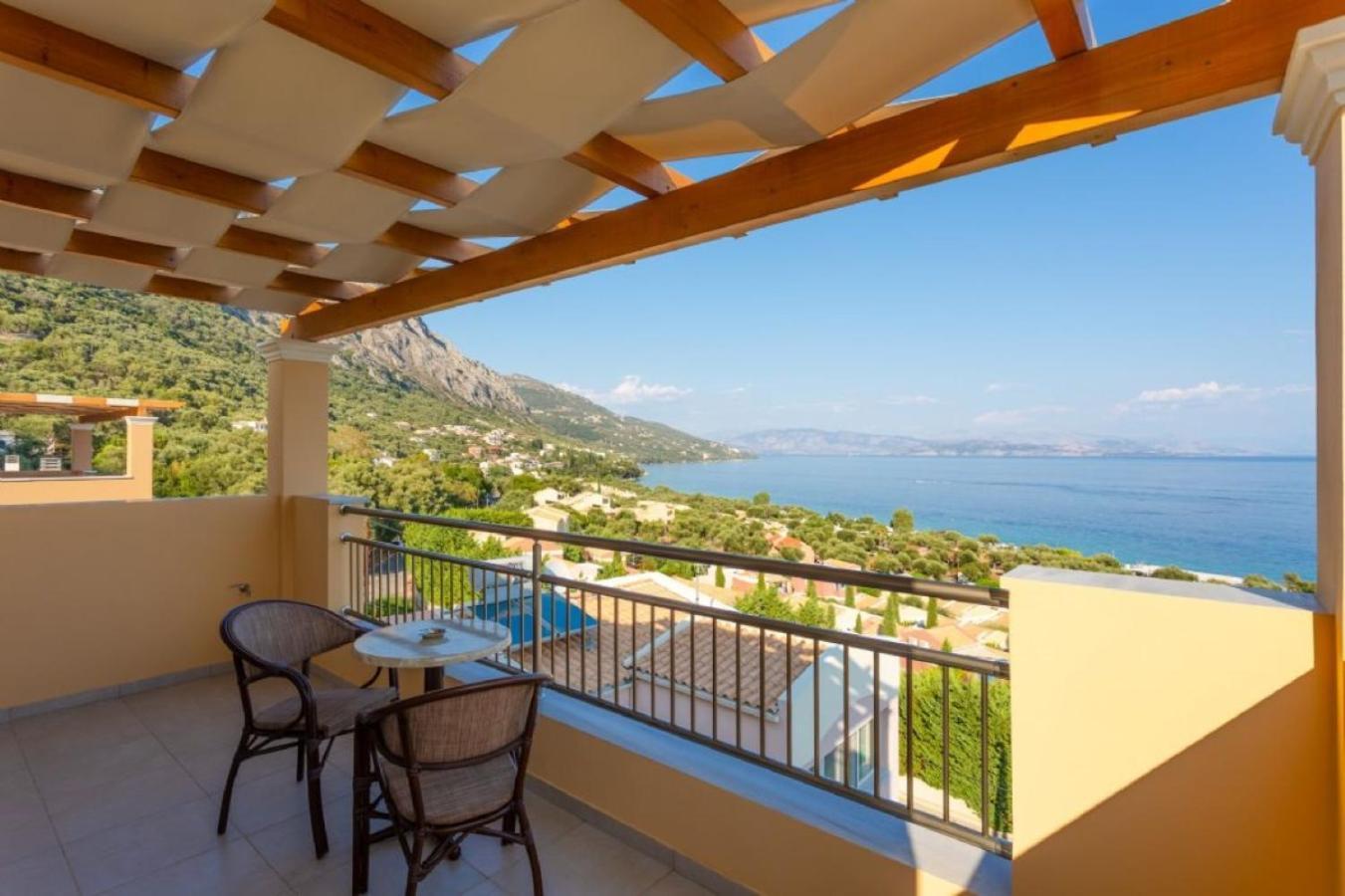 Corfu Sea View Villa - Aurora Барбаті Екстер'єр фото
