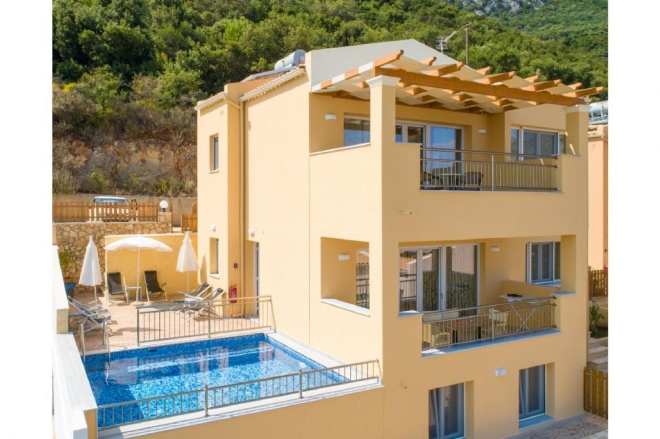 Corfu Sea View Villa - Aurora Барбаті Екстер'єр фото