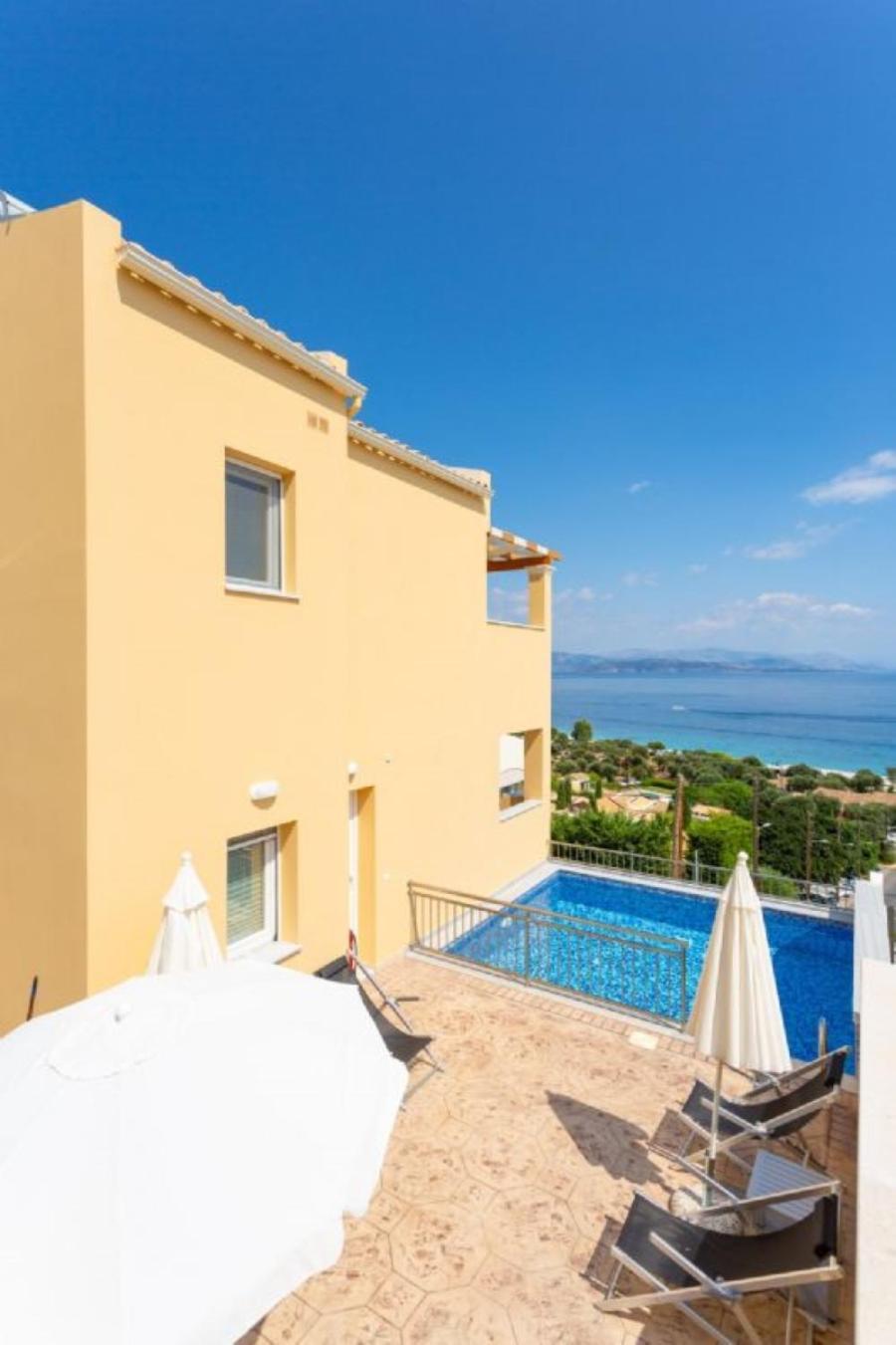 Corfu Sea View Villa - Aurora Барбаті Екстер'єр фото