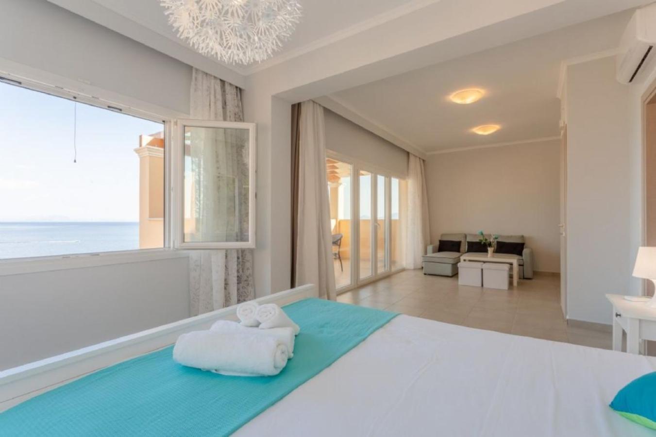 Corfu Sea View Villa - Aurora Барбаті Екстер'єр фото