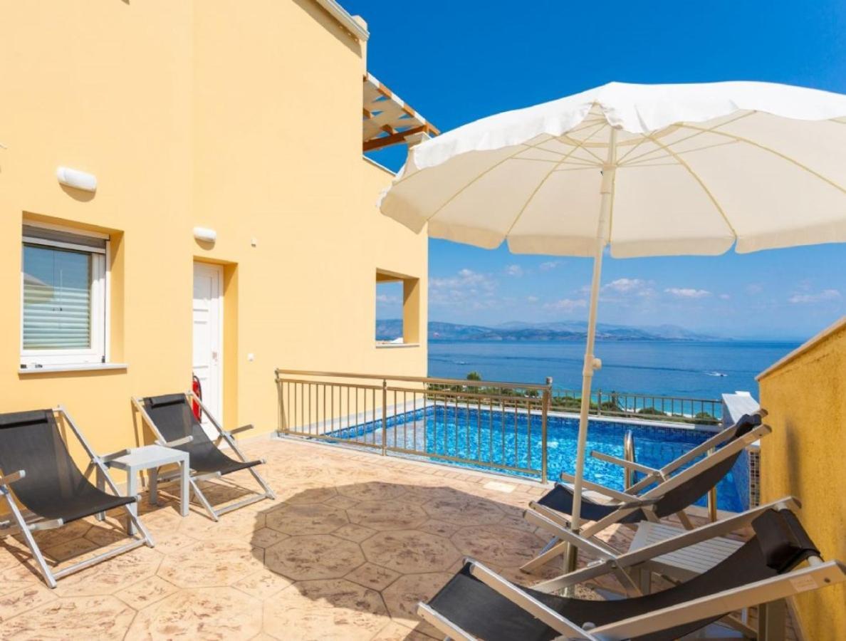 Corfu Sea View Villa - Aurora Барбаті Екстер'єр фото